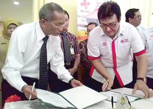 Gempa Aceh, PMI Sumut Kirimkan Truk Tangki Air dan Ambulan