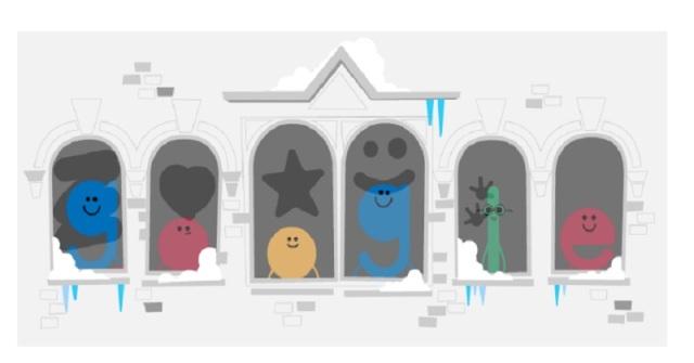 Tampilan Unik Liburan Akhir Tahun Google Doodle
