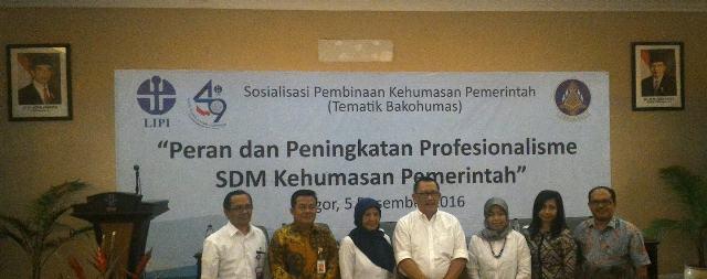 Sosialisasikan Hasil Penelitian, LIPI Didukung 141 Tenaga Pranata Humas