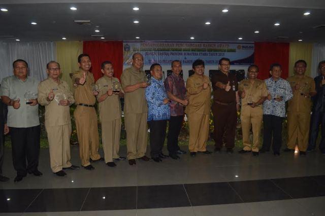 13 Daerah di Pemprov Sumut Raih Raskin Award
