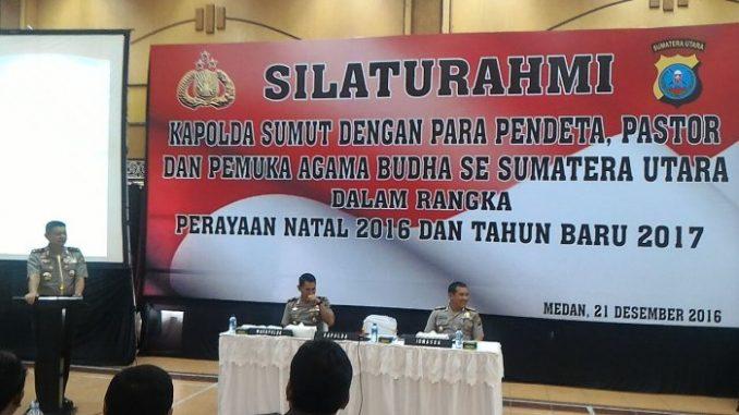 Kapolda Sumut Ajak Masyarakat dan Pemuka Agama Jaga Perayaan Natal