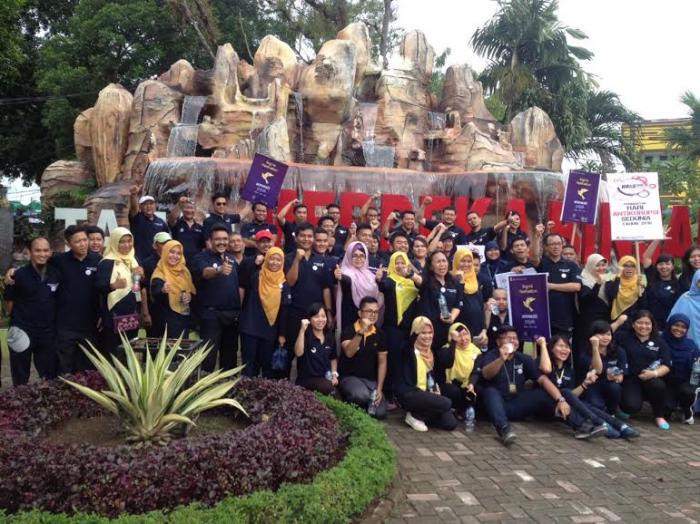KPP Pratama Binjai Gelar Aksi Longmarch Keliling Kota