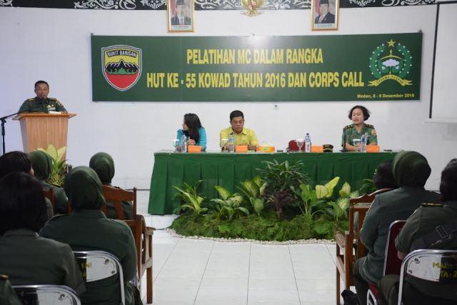 Ulah Kemampuan Berkomunikasi, Aspers Kasdam I/BB Gelar Pelatihan MC