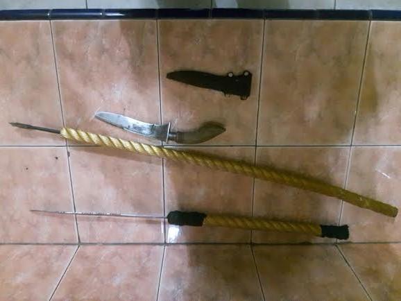 Bawa Sajam dan Tombak Besi, Warga Pakam Diamankan Tim Gabungan Polres Deli Serdang