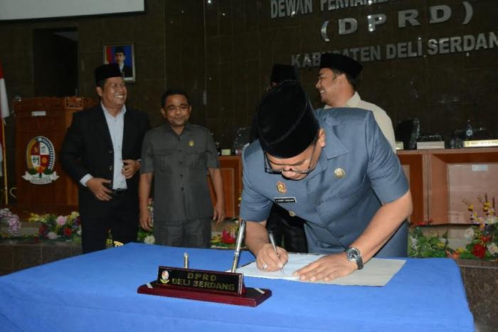 APBD Deli Serdang 2017 Rp3 Triliun Disahkan