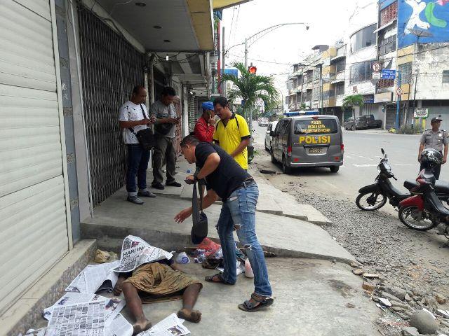 Warga Temukan Mayat Laki-laki di Jalan Sutomo, Medan