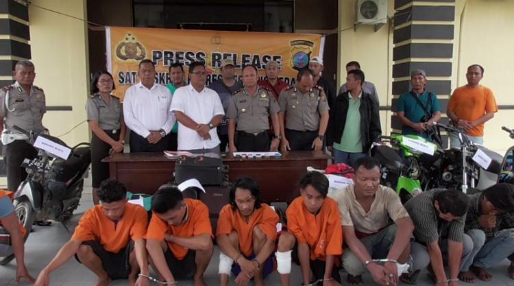 Pelaku Curanmor dan Kompolotan Bajing Loncat Jalinsum Dibekuk Polres Sergai