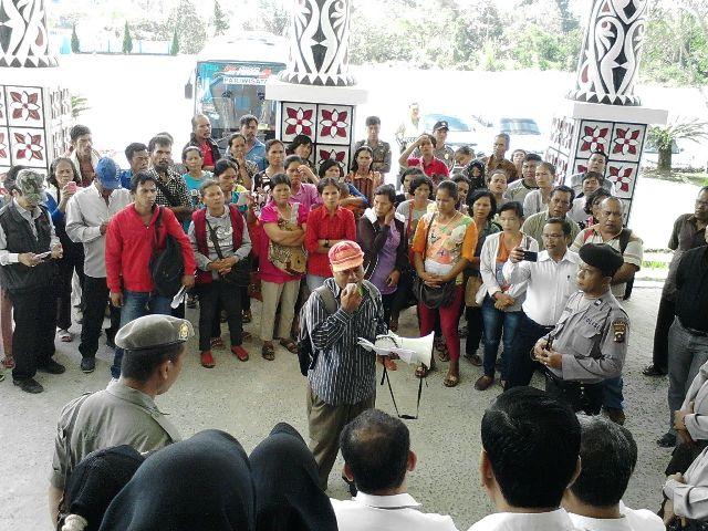 Polres Simalungun Kawal Aksi Damai FORMIKOM