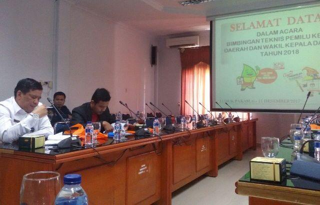 KPU Gelar Bimtek Pilkada Deli Serdang