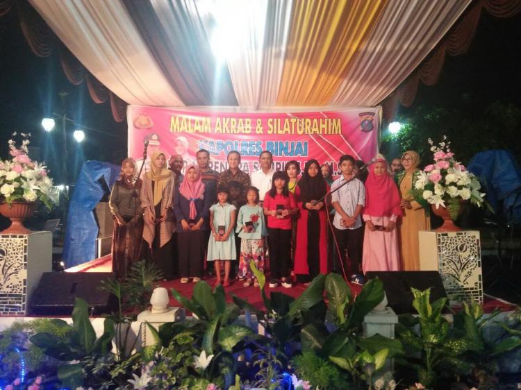 Polres Binjai Gelar Malam Akrab dan Silaturahmi