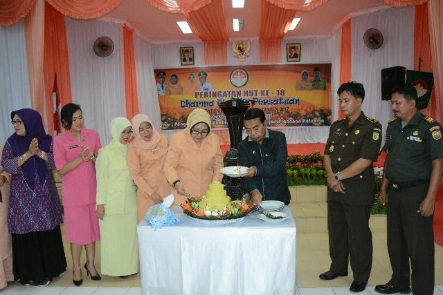 HUT DWP ke-18 Tingkat Deli Serdang, Wabup Minta Istri Ingatkan Suami 