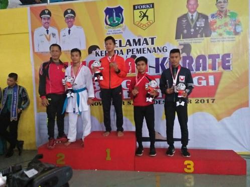 Amura Korem 022/PT Raih Juara 3 di Kejuaraan Karate Open Tebing Tinggi