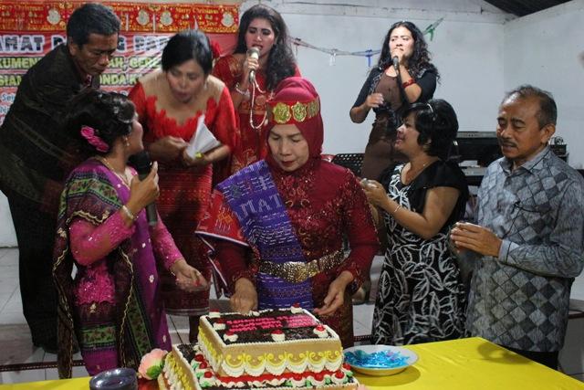 Wagubsu Nurhajizah Hadiri Natal Oikumene di Tobasa