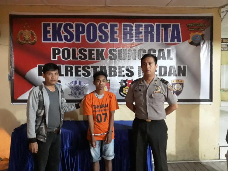 Dipergoki Korban, Maling Ditangkap Polisi