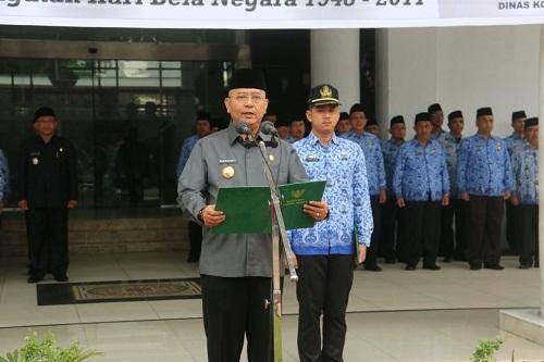 Walikota Medan Pimpin Upacara Peringatan Hari Bela Negara 