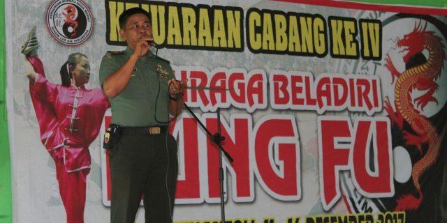 Dandim 0213/Nias Buka Kejurda Kungfu Naga Merah Indonesia di Gunung Sitoli