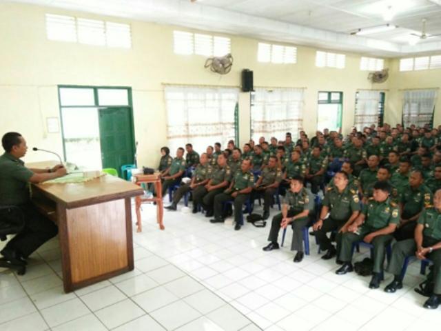 Kodim 0203/Langkat Gelar Apel Danramil dan Babinsa