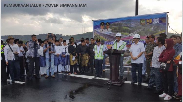 Flyover Laluan Madani Diresmikan, Kemacetan di Simpang Jam Kota Batam Terurai