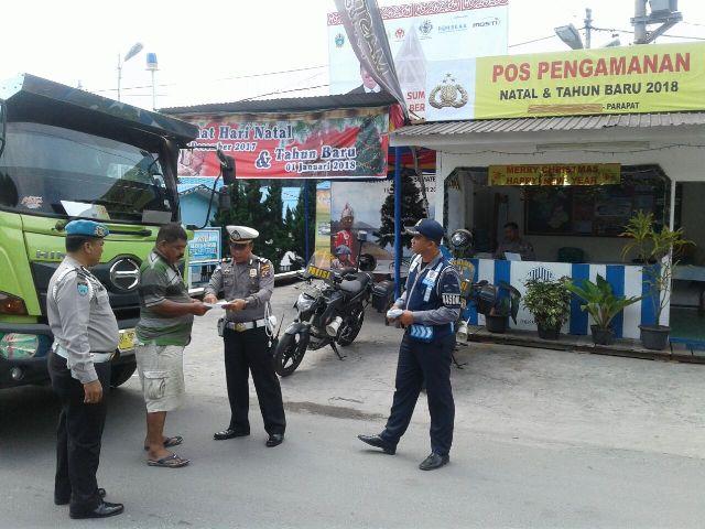 Dishub dan Polres Simalungun Batasi Operasi Angkutan Barang, Antisipasi Macet Tahun Baru