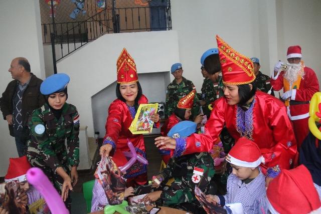 Cimic Satgas Indobatt kunjungi Sekolah Al-Farah di Lebanon