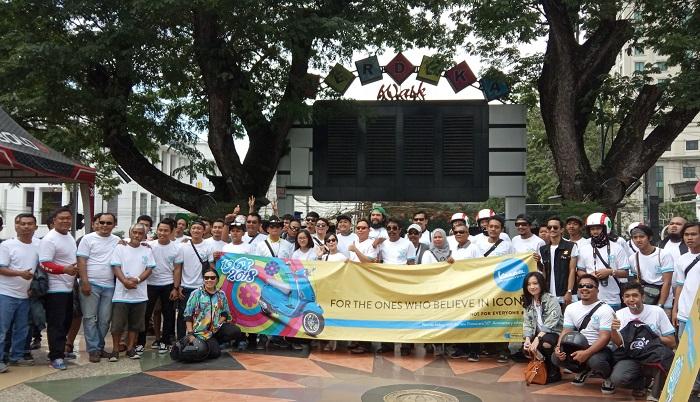 50 Tahun Vespa Primavera, PT Piaggio Indonesia Gelar Celebration Ride di Vespark Medan