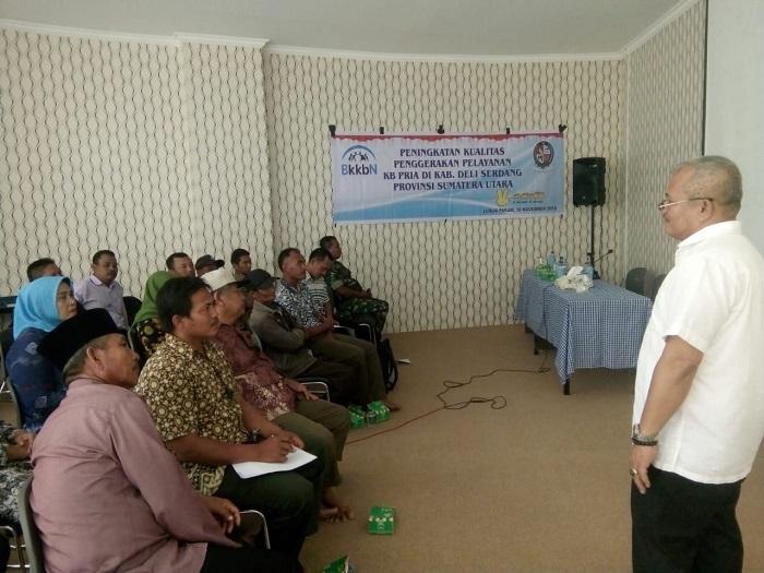 Danramil 06/LP Hadiri Pencanangan KB Pria di Pagar Merbau