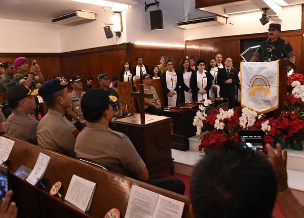 Panglima TNI: Misa Malam Natal Berjalan Aman dan Damai