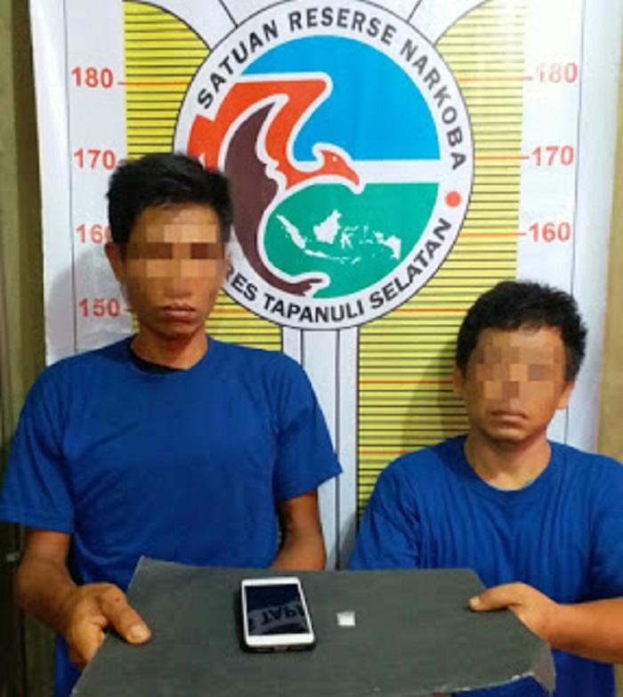 Dua Pria Pemilik Sabu Diamankan Polres Tapsel