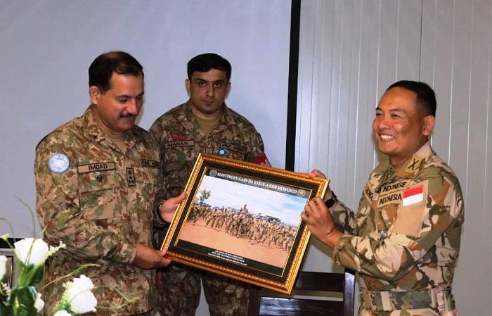 Komandan Sektor Selatan MONUSCO Kunjungi Satgas TNI Konga XXXIX-A RDB