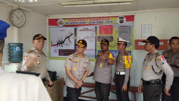 Tim Mabes Polri Cek Pos Pam Polres Simalungun