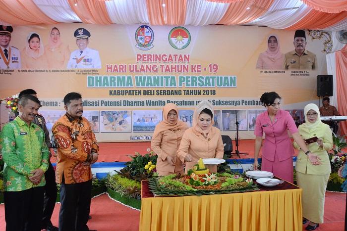 Kabupaten Deli Serdang Rayakan HUT Dharma Wanita Persatuan ke-19