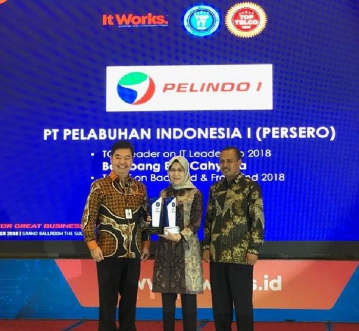 Digitalisasi Pelabuhan Pelindo 1 Raih Dua Penghargaan dari TOP IT TELCO 2018