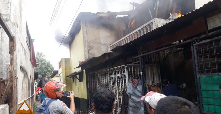 Tiga Unit Rumah di Jalan Bromo Medan Terbakar