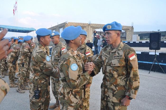 Dansatgas Indobatt Pimpin Purna Tugas Konga XXIII-L/Unifil di Lebanon