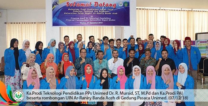 UIN Ar-Raniry Jalin MoU dengan Prodi S2 TP PPs Unimed, Tingkatkan Mutu Pendidikan