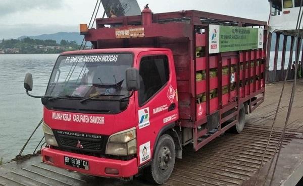 Mulai 1 Desember Pengangkutan LPG 3 Kg di Samosir Kembali Dilakukan Lewat Ferry