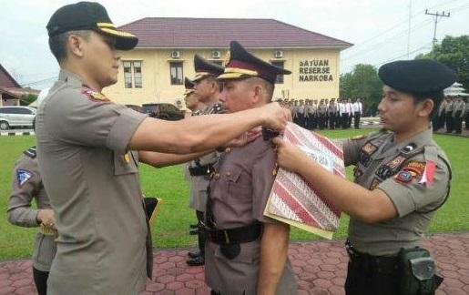 Jelang Pemilu, Kabag Ops dan Kapolsekta Kota Pinang Labuhanbatu Diganti