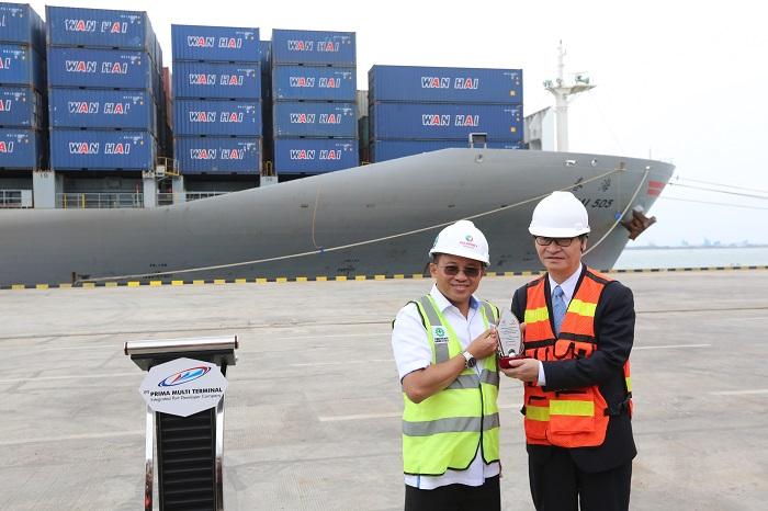 Pelabuhan Kuala Tanjung Layani Ekspor Perdana Peti Kemas, Jadi Tempat Sandar Kapal Raksasa