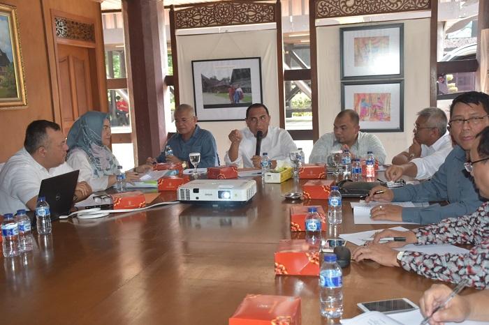 Kunjungi Anjungan Sumut di TMII, Gubsu dan Komisi C DPRD Sumut Bahas Aset Pemprovsu