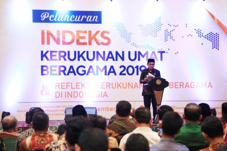 Kementerian Agama Rilis Indeks Kerukunan Umat Meningkat di Tahun 2019