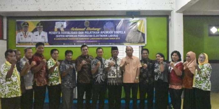 Diskominfo Labura Gelar Sosialisasi dan Pelatihan Aplikasi Simpela