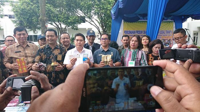 BBPOM Musnahkan 632 Jenis Produk Ilegal Senilai Rp 1,1 Miliar Lebih