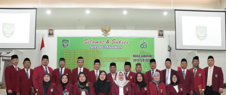 21 Wakil Dekan Dilantik, Rektor UISU: Sumberdaya Harus Berintegritas