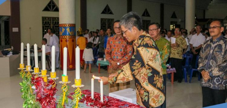 Bupati Nias Selatan Hadiri Perayaan Natal Gereja Bala Keselamatan Se-Distrik Nias