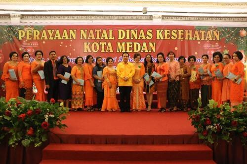 Dinas Kesehatan Kota Medan Rayakan Natal