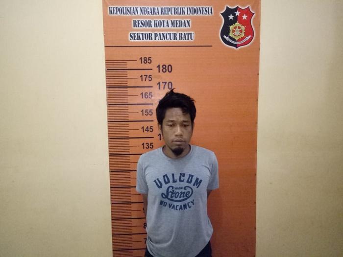 Beraksi Curanmor, Valentino Ditangkap Polsek Pancur Batu