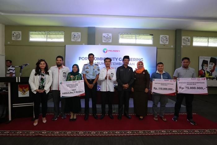 Pelindo 1 Tembilahan Gelar Port Comunity, Berikan Bantuan Program Kemitraan dan Bina Lingkungan
