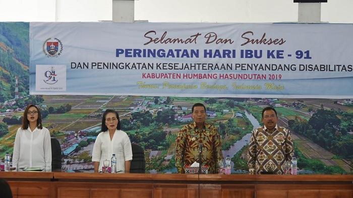 Pemkab Humbahas Gelar Peringatan Hari Ibu dan Disabilitas