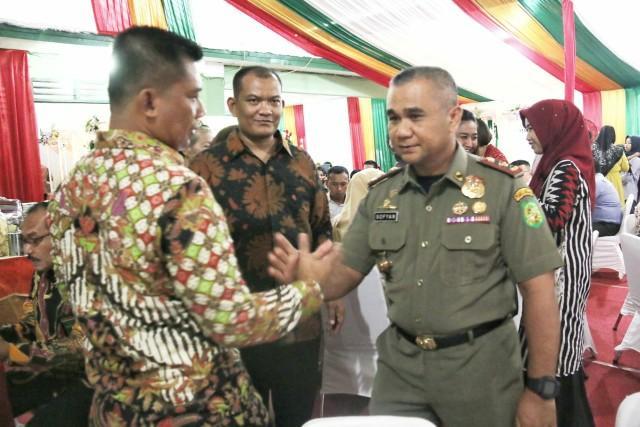 Sejumlah Pimpinan OPD Hadiri Open House Natal dan Tahun Baru Dandim 0201/BS
