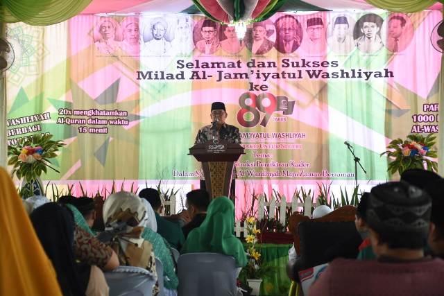Hadiri Milad Al Wasliyah ke-89, Wabup Deli Serdang Berharap Semakin Matang dan Berkualitas